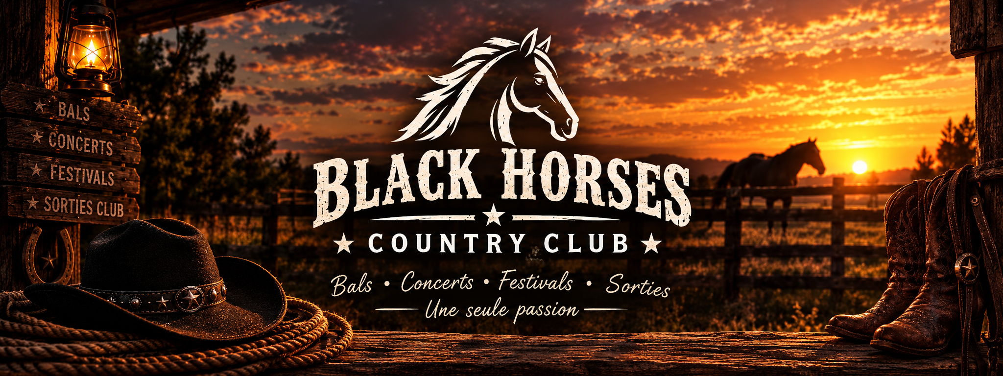Black Horses Country Club — Bals, Concerts, Festivals, Sorties — Une seule passion